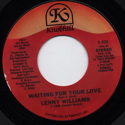 Lenny Williams - Ten Ways of Lovin' You