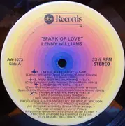 LP - Lenny Williams - Spark Of Love - Keel Press