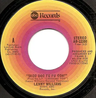 Lenny Williams - Shoo Doo Fu Fu Ooh!