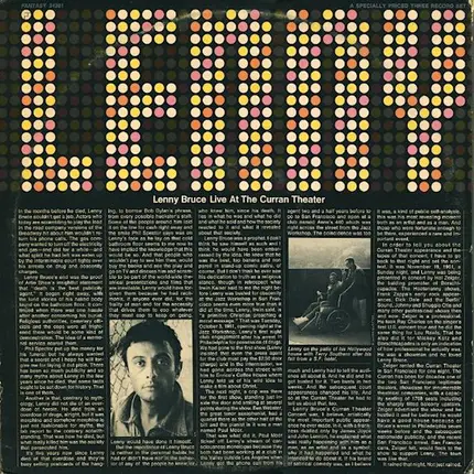 Lenny Bruce - Live at the Curran Theater