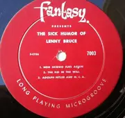 LP - Lenny Bruce - The Sick Humor Of Lenny Bruce - Red Labels