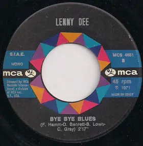 Lenny Dee - Stepping Out / Bye Bye Blues