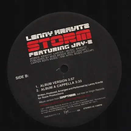 Lenny Kravitz feat. Jay-Z - Storm