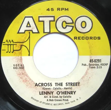 Lenny O'Henry - Across The Street / Saturday Angel