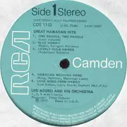 LP - Leo Addeo And His Orchestra - Great Hawaiian Hits