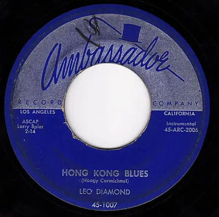 Leo Diamond - My Sin / Hong Kong Blues