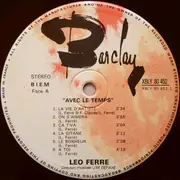 LP - Léo Ferré - Avec Le Temps