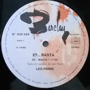 LP - Léo Ferré - Et... Basta!