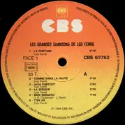 LP - Léo Ferré - Les Grandes Chansons De Léo Ferré - Mono