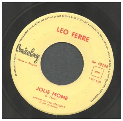 Léo Ferré - Paname