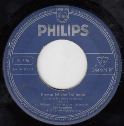 Leo Leandros - Komm Mister Talliman