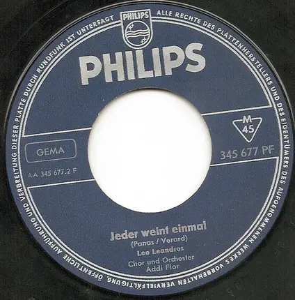 Leo Leandros - Kara Ben Jussuf / Jeder Weint Einmal