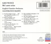 CD - Leo Nucci , English Chamber Orchestra , Gianfranco Masini - Bel Canto Arias