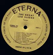 LP - Leo Slezak - The Great Leo Slezak
