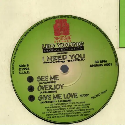 Leo Young - I Need You