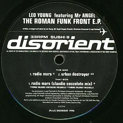 Leo Young Featuring Mr. Angel - The Roman Funk Front E.P.