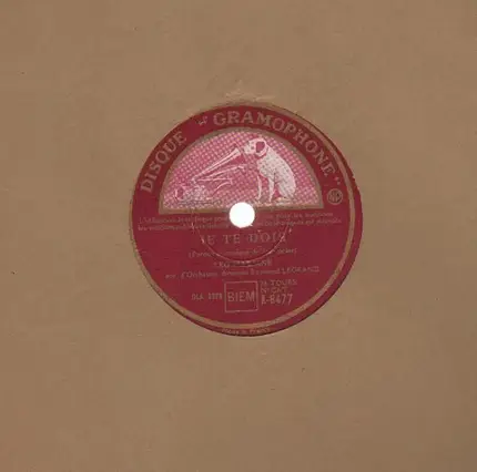Leo Marjane - Je Te Dois/ Fascination