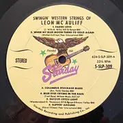 LP - Leon McAuliffe - Swingin' Western Strings of Leon McAuliff
