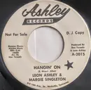 7inch Vinyl Single - Leon Ashley & Margie Singleton - Hangin' On