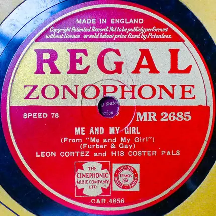 Leon Cortez & His Coster Band - Lambeth Walk / Me And My Girl