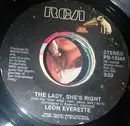 7inch Vinyl Single - Leon Everette - The Lady, She's Right / Knocking On Her Door
