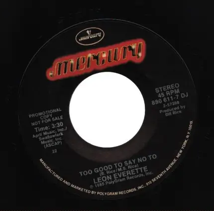 Leon Everette - Too Good To Say No To