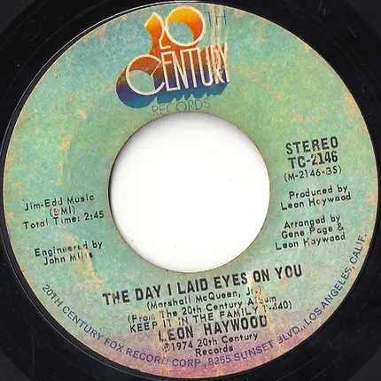Leon Haywood - Believe Half Of What You See (And None Of What You Hear)