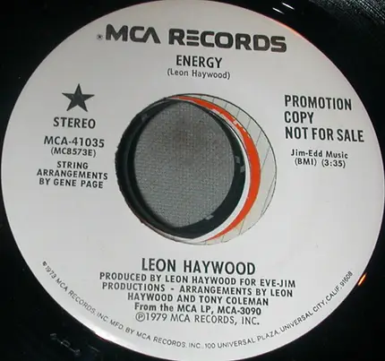 Leon Haywood - Energy