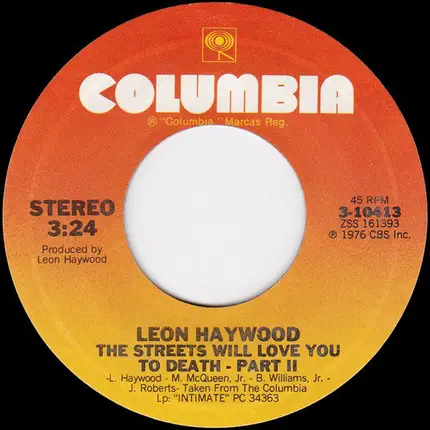 Leon Haywood - The Streets Will Love You To Death - Part1
