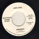 7inch Vinyl Single - Leon King - Memories / You Little Old Turtle Dove Of Mine - Promo