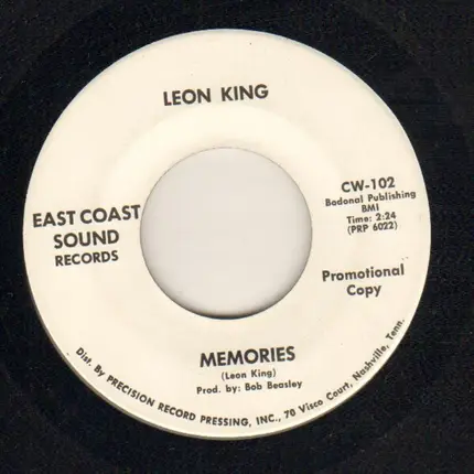 Leon King - Memories / You Little Old Turtle Dove Of Mine