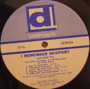 LP - Leon Sash - I Remember Newport