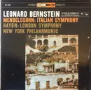 LP - Mendelssohn-Bartholdy / Haydn - Italian Symphony / London Symphony (Bernstein)