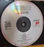 CD - Holst , Barber ,  Elgar - The Planets / Adagio For Strings / Pomp And Circumstance Military March No. 1