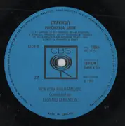 LP - Leonard Bernstein Conducting The New York Philharmonic Orchestra / Igor Stravinsky - Pulcinella Suite - Concerto For Piano And Wind Orchestra