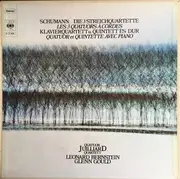 LP-Box - Schumann (Juilliard / Bernstein / Gould) - Die 3 Streichquartette / Klavierquartett & -quintett Es-Dur - blue eye / textured Hardcoverbox + booklet