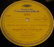 LP - Ludwig Van Beethoven/ Leonard Bernstein - Ode An Die Freiheit - Ode To Freedom - Symphonie Nr. 9 d-moll op. 125