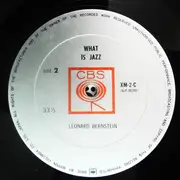 LP - Leonard Bernstein - What Is Jazz? - Gatefold + Booklet