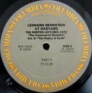 Leonard Bernstein - Leonard Bernstein At Harvard - The Norton Lectures 1973: "The Unanswered Question" Vol.6 "The Poetr
