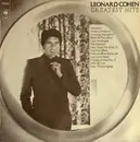 LP - Leonard Cohen - Greatest Hits - Red CBS labels + Insert