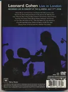 DVD - Leonard Cohen - Live In London - Digipak