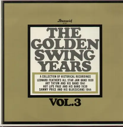Leonard Feather, Art Tatum, Hot Lips Page, Sammy Price - The Golden Swing Years Vol.3