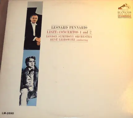 Leonard Pennario - Franz Liszt : The London Symphony Orchestra / René Leibowitz - Concertos 1 And 2
