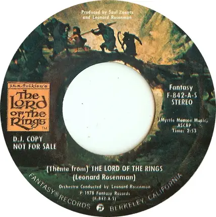 Leonard Rosenman - (Theme From) The Lord Of The Rings