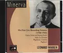 CD - Leonard Warren - His First Live Recording Session (1940-1944) - Mono