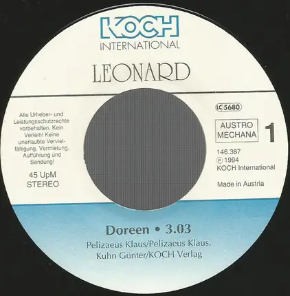 Leonard - Doreen