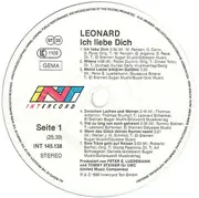 LP - Leonard - Ich Liebe Dich