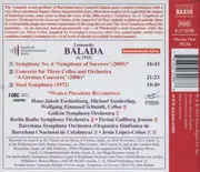 CD - Balada - Symphony No. 6 'Symphony Of Sorrows' • Concerto For Three Cellos • Steel Symphony