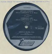 LP - Leo / Vivaldi / Tartini - Baroque Cello Concerti