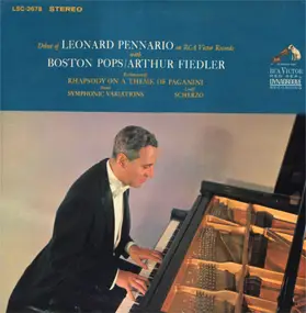 Rachmaninoff - Debut Of Leonard Pennario On RCA Victor Records With Boston Pops/Arthur Fiedler